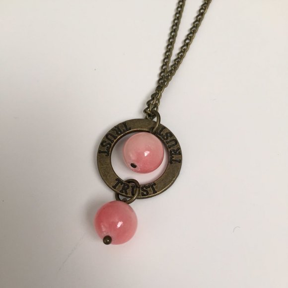 2 for $32 / Pink Stone Trust Necklace - Picture 6 of 7